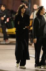 DAKOTA JOHNSON on the Set of Madame Web in Boston 11/13/2022