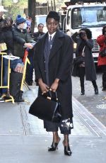 DANAI GURIRA Arrives at The View in New York 11/17/2022