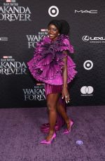 DANAI GURIRA at Black Panther: Wakanda Forever Premiere in Los Angeles 10/26/2022