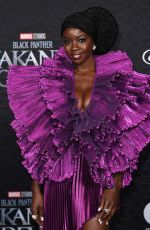 DANAI GURIRA at Black Panther: Wakanda Forever Premiere in Los Angeles 10/26/2022