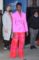 DANI GURIRA Arrives at Good Morning America in New York 10/31/2022
