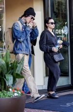 DEMI LOVATO and Hre Boyfriend Jutes Leaves Their Hotel in New Orleans 11/01/2022
