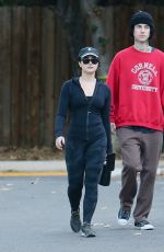DEMI LOVATO and Jutes Out Hiking at Fryman Canyon Park in Studio City 11/27/2022