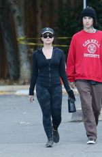 DEMI LOVATO and Jutes Out Hiking at Fryman Canyon Park in Studio City 11/27/2022