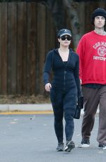 DEMI LOVATO and Jutes Out Hiking at Fryman Canyon Park in Studio City 11/27/2022