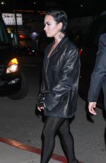 DEMI LOVATO Arrives at a Party in West Hollywood 11/16/2022