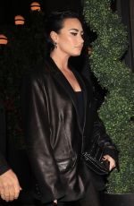 DEMI LOVATO Arrives at a Party in West Hollywood 11/16/2022