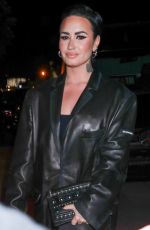 DEMI LOVATO Arrives at a Party in West Hollywood 11/16/2022