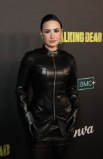 DEMI LOVATO at The Walking Dead Live: The Finale Event in Los Angeles 11/20/2022
