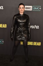 DEMI LOVATO at The Walking Dead Live: The Finale Event in Los Angeles 11/20/2022