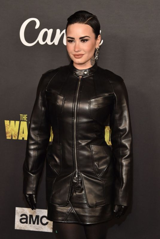 DEMI LOVATO at The Walking Dead Live: The Finale Event in Los Angeles 11/20/2022