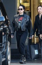 DEMI LOVATO Out Shopping on Rodeo Dr and Saks Fifth Avenue in Beverly Hills 11/15/2022