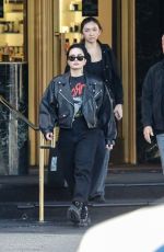 DEMI LOVATO Out Shopping on Rodeo Dr and Saks Fifth Avenue in Beverly Hills 11/15/2022