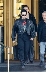 DEMI LOVATO Out Shopping on Rodeo Dr and Saks Fifth Avenue in Beverly Hills 11/15/2022