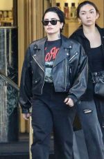 DEMI LOVATO Out Shopping on Rodeo Dr and Saks Fifth Avenue in Beverly Hills 11/15/2022