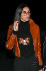 DEMI MOORE Out for Dinner with a Mystery Guy in Beverly Hills 11/20/2022
