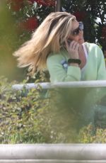 DENISE RICHARDS Out Chatting on Her Phone in Malibu 11/28/202