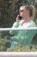 DENISE RICHARDS Out Chatting on Her Phone in Malibu 11/28/202