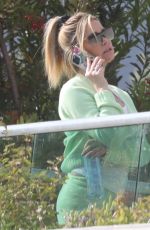 DENISE RICHARDS Out Chatting on Her Phone in Malibu 11/28/202