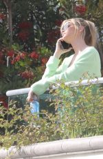 DENISE RICHARDS Out Chatting on Her Phone in Malibu 11/28/202