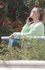 DENISE RICHARDS Out Chatting on Her Phone in Malibu 11/28/202