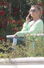DENISE RICHARDS Out Chatting on Her Phone in Malibu 11/28/202