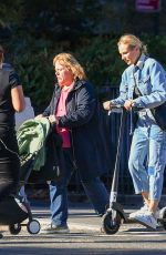 DIANE KRUGER Out on electric Scooter in New York 11/03/2022