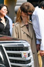 DIANNA AGRON and Harold Ancart Out Kissing in New York 11/07/2022
