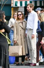 DIANNA AGRON and Harold Ancart Out Kissing in New York 11/07/2022