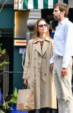 DIANNA AGRON and Harold Ancart Out Kissing in New York 11/07/2022