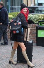 DIANNE BUSWELL Leaves Her Hotel in London 11/05/2022