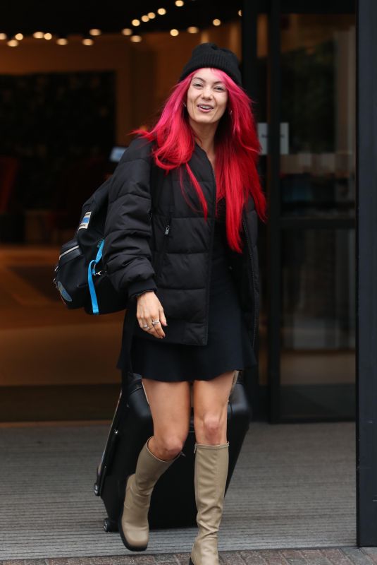 DIANNE BUSWELL Leaves Her Hotel in London 11/05/2022