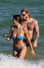 DILETTA LEOTTA in Bikini at a Beach in Miami 11/15/2022