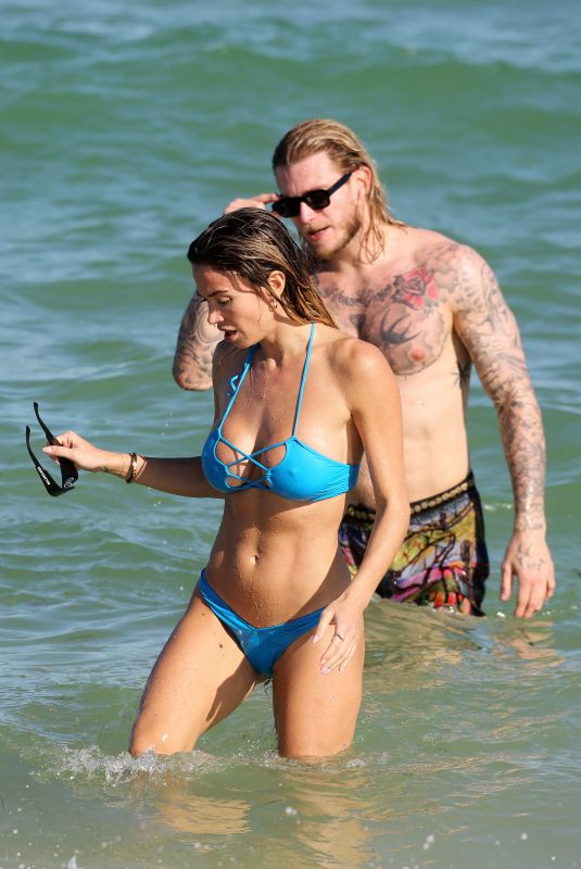 DILETTA LEOTTA in Bikini at a Beach in Miami 11/15/2022