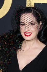 DITA VON TEESE at Disney+ Elton John Live: Farewell from Dodger Stadium in Los Angeles 11/20/2022