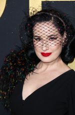 DITA VON TEESE at Disney+ Elton John Live: Farewell from Dodger Stadium in Los Angeles 11/20/2022