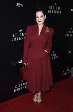 DITA VON TEESE at The Eternal Daughter Special Screening in West Hollywood 10/14/2022