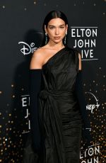 DUA LIPA at Disney+ Elton John Live: Farewell from Dodger Stadium in Los Angeles 11/20/2022
