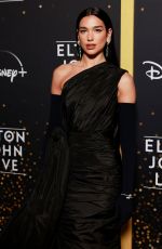 DUA LIPA at Disney+ Elton John Live: Farewell from Dodger Stadium in Los Angeles 11/20/2022
