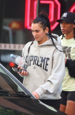 DUA LIPA Leaves Barry