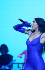 DUA LIPA Performs at Spark Arena in Auckland 11/02/2022