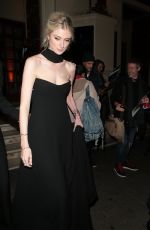 ELIZABETH DEBICKI Leaves The Crown Premiere Afterparty in London 11/08/2022