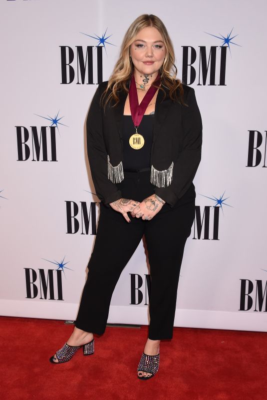 ELLE KING at 2022 BMI Country Awards in Nashville 11/08/2022