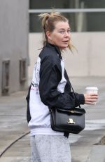 ELLEN POMPEO Out for Coffee with a Friend in Los Angeles 11/02/2022