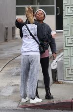 ELLEN POMPEO Out for Coffee with a Friend in Los Angeles 11/02/2022
