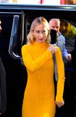 EMILY BLUNT Arrives at Good Morning America in New York 11/10/2022