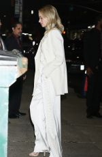 EMILY BLUNT Arrivves at Late Show with Stephen Colbert in New York 11/10/2022