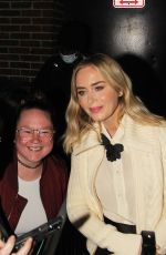 EMILY BLUNT Leaves Late Show with Stephen Colbert 11/10/2022