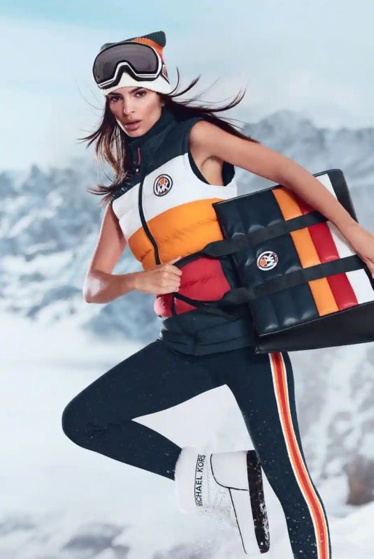 EMILY RATAJKOWSKI for Michael Kors x Ellesse Ski Collection 2022