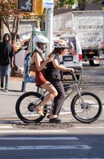 EMILY RATAJKOWSKI Out on a Bike Ride with Her Friend in New York 11/07/2022